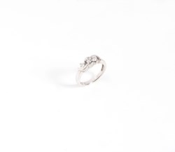 Anello trilogy in oro bianco 18kt