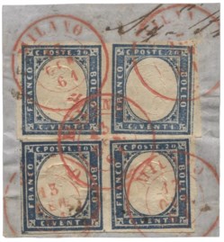 Antichi Stati Italiani - Sardegna - 20 cent (15Cb)