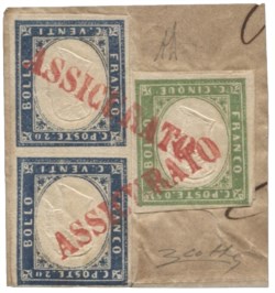 Antichi Stati Italiani - Sardegna - 20 + 5 cent (13Da + 15Da)
