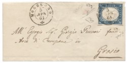 Antichi Stati Italiani - Sardegna - Letterina (15Dg)