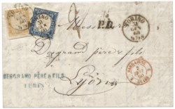 Antichi Stati Italiani - Sardegna - Lettera (17b + 15Cb)