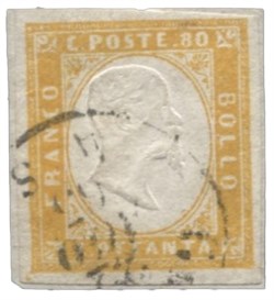 Antichi Stati Italiani - Sardegna - 80 cent (17D)