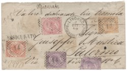 Italia - Regno - Vittorio Emanuele II (L22 + L20 + T21 + T17)