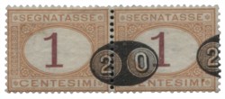 Italia - Regno - Segnatasse Mascherina (18ab + 18aa)