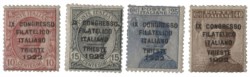 Italia - Regno - Congresso Filatelico Italiano (123/126)