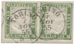 Antichi Stati Italiani - Sardegna - 5 cent (13a)