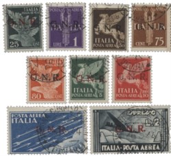 RSI - G.N.R. Verona -  Posta Aerea (A 117/125)