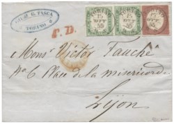 Antichi Stati Italiani - Sardegna - Lettera (9 + 13c)