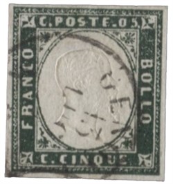 Antichi Stati Italiani - Sardegna - 5 cent (13a)