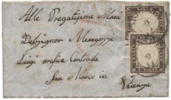 Antichi Stati Italiani - Sardegna - Minilettera (14Af)