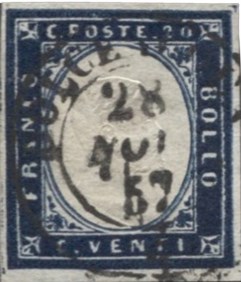 Antichi Stati Italiani - Sardegna - 20 cent (15i)