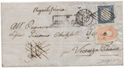 Antichi Stati Italiani - Sardegna - Lettera (S. 15C + L.V. 25a)