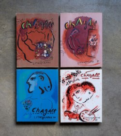 Chagall litographe I -IV