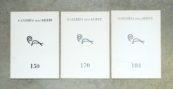 Lot of three catalogues