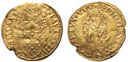 PAOLO III, Alessandro Farnese (1534-1549) - Scudo d'oro.