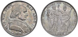 PIO VIII, Francesco Saverio Castiglioni (1829-1830) - Scudo 1830, Roma