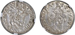GIULIO III, Giovanni Maria Ciocchi del Monte (1550-1555) - Giulio s.d., Ancona