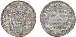 INNOCENZO XI, Benedetto Odescalchi (1676-1689) - Giulio riformato 1685, an. X, Roma