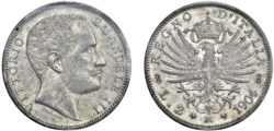 SAVOIA - VITTORIO EMANUELE III (1900-1943) - 2 lire 1904
