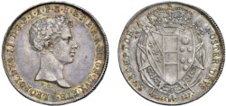 FIRENZE - LEOPOLDO II (1824-1859) - 1/2 francescone 1827