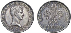 FIRENZE - LEOPOLDO II (1824-1859) - Fiorino 1842