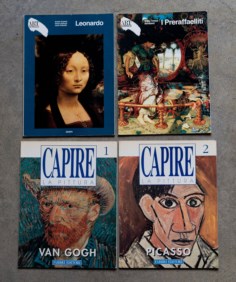 Lot of four magazine Art Dossier and Capire la pittura