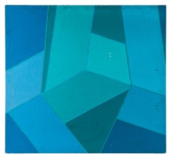 Composizione in azzurro e verde