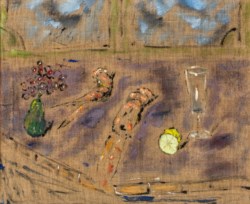 Natura morta con gamberi