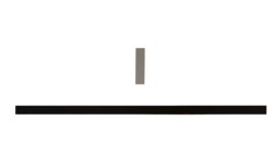 Blue-silver small pole and Prussian-gray horizontal bar, I