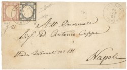 Antichi Stati Italiani - Napoli - Province Napoletane - Lettera (19 + 21d P.ti 9 cat.4850)