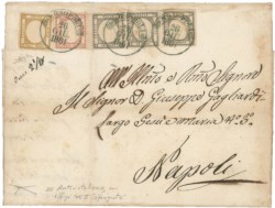 Antichi Stati Italiani - Napoli - Province Napoletane - Lettera  (19a + 21e + 22a)