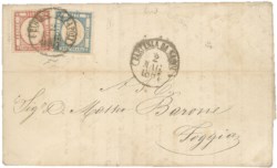 Antichi Stati Italiani - Napoli - Province Napoletane - Lettera (20 + 21 cat.1350)