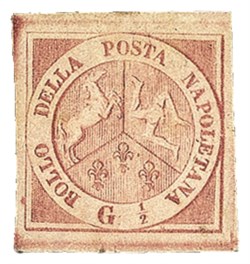 Antichi Stati Italiani - Napoli - 1858 - 1/2 grano (2a cat.15000)