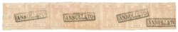 Antichi Stati Italiani - Napoli - 1858 - Striscia di sette del 1 grano(3 cat.9000 stimato 27000)