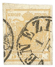 Antichi Stati Italiani - Lombardo Veneto - 1851 - 5 cent (13A cat. 3.250)