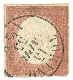 Antichi Stati Italiani - Sardegna - 1854 - 40 cent (9)
