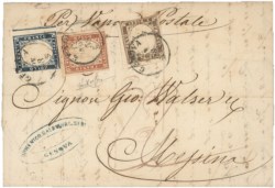Antichi Stati Italiani - Sardegna - Insieme di due lettere