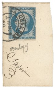 Antichi Stati Italiani - Sardegna - Annulli Savoia - Frammento con annullo