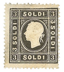 Antichi Stati Italiani - Lombardo Veneto - 1859 - 3 soldi (29) II tipo