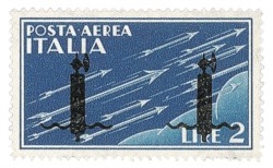 RSI - Verona - 1944 - 2 lire Aerea (P15A)