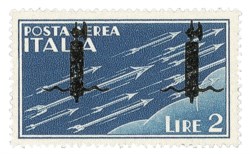 RSI - Verona - 1944 - 2 lire Aerea (P15A)
