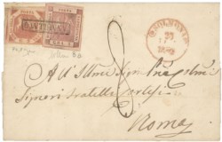 Antichi Stati Italiani - Napoli - Lettera (7e + 8a)