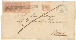 Antichi Stati Italiani - Napoli - Lettera (9 + 12a cat.14050)