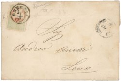 Antichi Stati Italiani - Lombardo Veneto - Marca da bollo 5 cent (1 cat.9687,50)