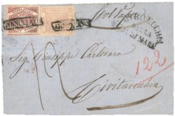 Antichi Stati Italiani - Napoli - Frontespizio di lettera (F4a cat.10000+)