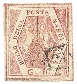 Antichi Stati Italiani - Napoli - Falso per posta (F5 cat.2000)