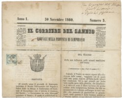 Antichi Stati Italiani - Napoli - Giornale Il corriere del Santo