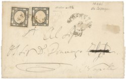 Antichi Stati Italiani - Napoli - Province Napoletane - Lettera(19 + P.ti 13 cat.9000)