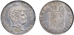 NAPOLI - FERDINANDO II (1830-1859) - 60 grana 1856