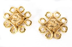 Orecchini a clip Swirl